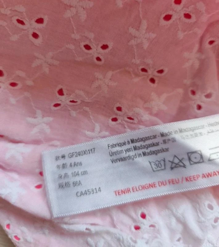 English embroidery dress 🦄 Size 4 years 🦄 Orchestra – photo 5